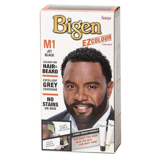 Bigen Men EZ Colour For Beard & Hair M1 Jet Black