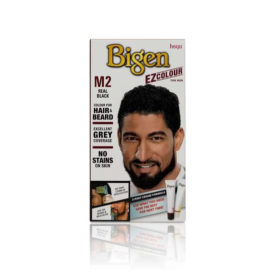 Bigen Men EZ Colour For Beard & Hair M2 Real Black