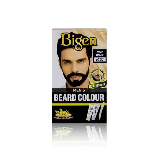 Bigen Mens Beard Colour Real Black B100