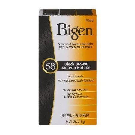 Bigen Permanent Powder Hair Colour Black Brown