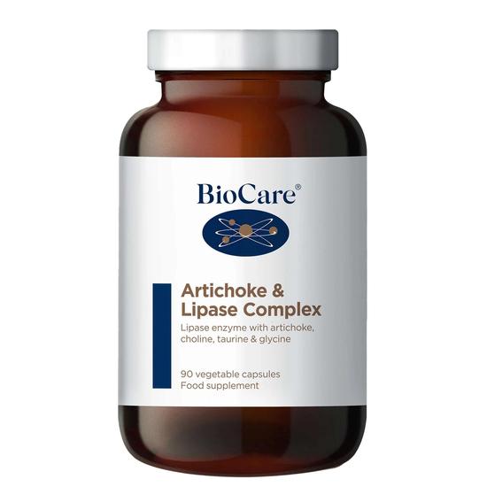 BioCare Artichoke & Lipase Complex 90 Capsules