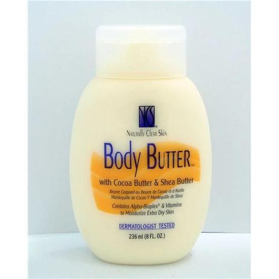 BioCare Naturally Clear Skin Body Butter With Cocoa Butter & Shea Butter 236ml