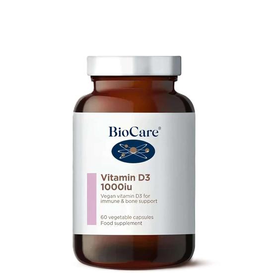 BioCare Vitamin D3 1000iu 60 Capsules
