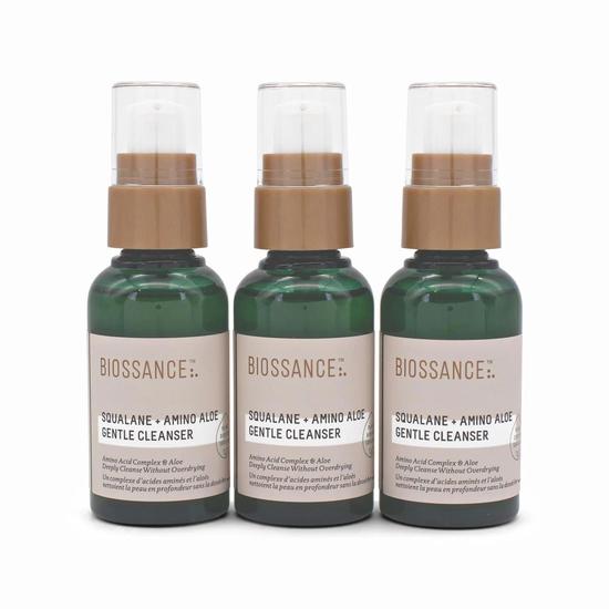 Biossance 3 x Biossance Squalane & Amino Aloe Gentle Cleanser 50ml (Imperfect Box)