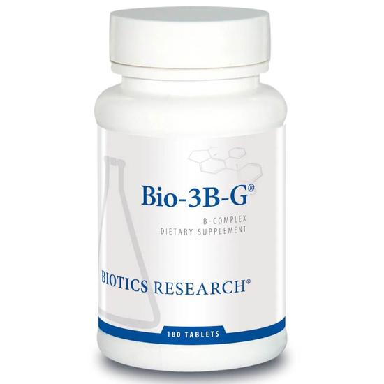 Biotics Research Bio-3B-G Special B Complex Tablets 180 Tablets