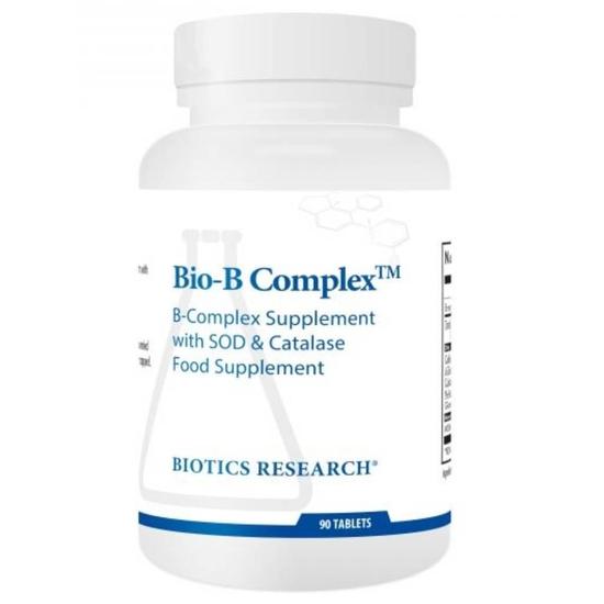 Biotics Research Bio-B Complex B Complex w/SOD & Catalase Tablets 90 Tablets