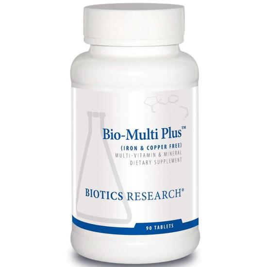 Biotics Research Bio-Multi-Plus Iron & Copper Free Tablets 90 Tablets