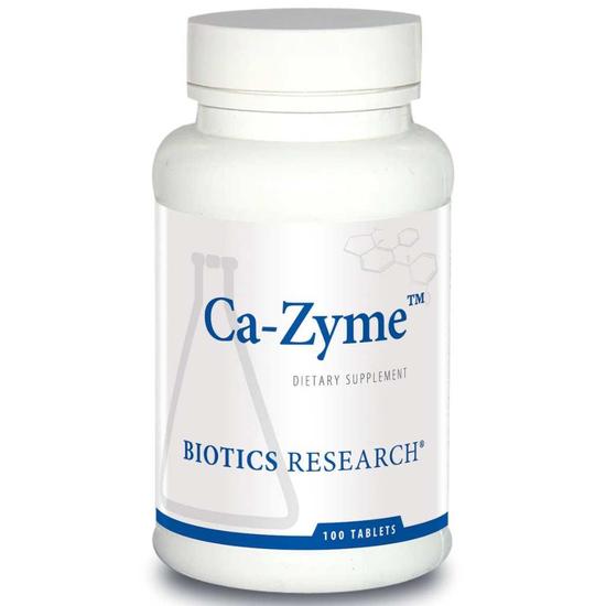 Biotics Research Ca-Zyme Calcium Tablets 100 Tablets