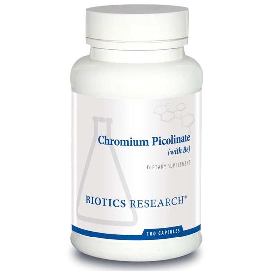 Biotics Research Chromium Picolinate +B6 Capsules 100 Capsules