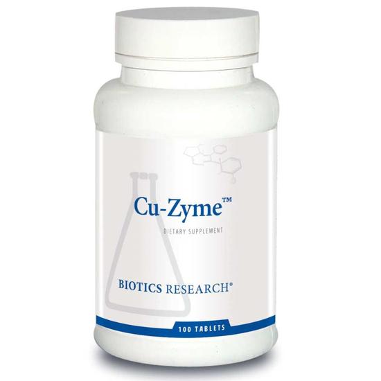 Biotics Research Cu-Zyme Tablets 100 Tablets