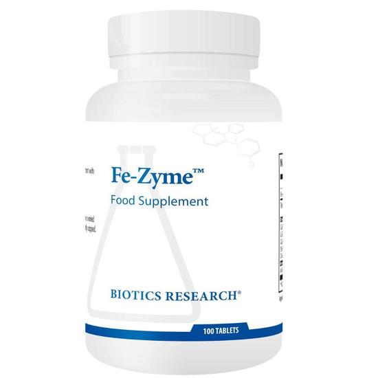 Biotics Research Fe-Zyme Tablets 100 Tablets