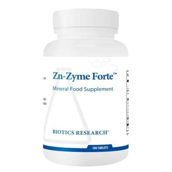 Biotics Research Zn-Zyme Forte Tablets 100 Tablets