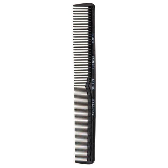 Black Diamond 100 Stylist Barber Styling Work Comb Black