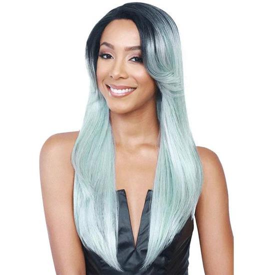 Bobbi Boss Synthetic MLF120 Perry Lace Front Wig 1