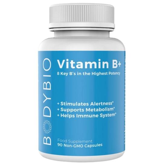 BodyBio B Vitamins High Dose Capsules 90 Capsules