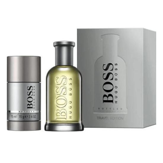 Boss Bottled Eau De Toilette Men's Aftershave Gift Set 100ml Eau De Toilette + 75ml Deodorant Stick