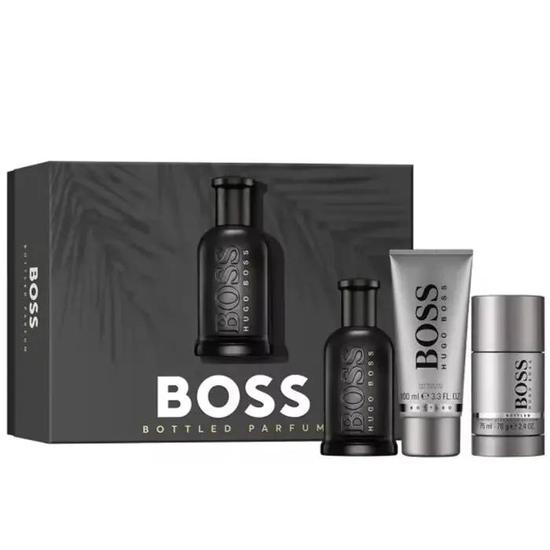 Boss Bottled Gift Set Eau De Parfum 100ml + Shower Gel 100ml + D/Stick 75g