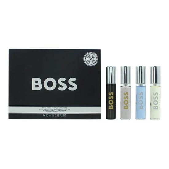 Boss Bottled Gift Set: Eau De Parfum 10ml Eau De Toilette 10ml Parfum 10ml Infinite Eau De Parfum 10ml 4 Piece