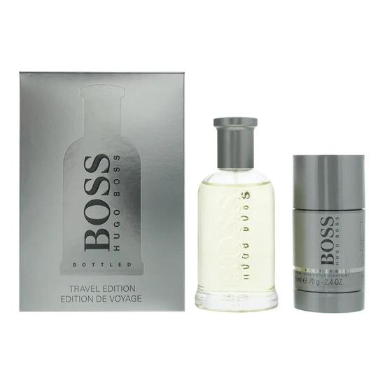 Boss Bottled Gift Set: Eau De Toilette 100ml Deodorant Stick 75ml 2 Piece