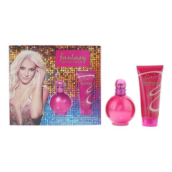 Britney Spears Fantasy Eau De Parfum 100ml + Body Souffle 100ml Gift Set 100ml