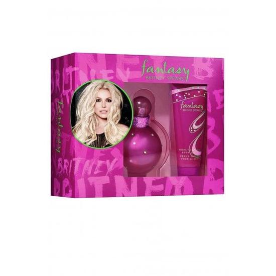 Britney Spears Fantasy Eau De Parfum Women's Gift Set Spray 100ml With 100ml Body Souffle