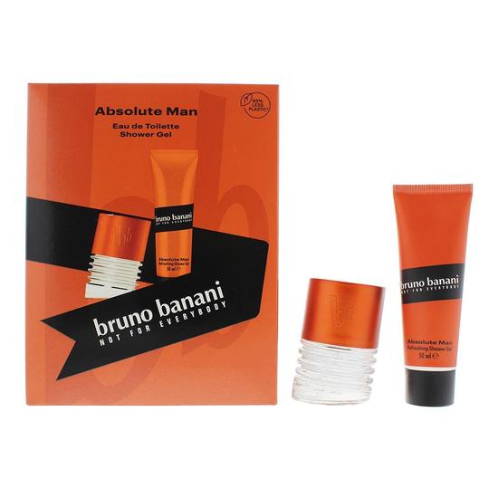 Bruno Banani Absolute Man Gift Set: Eau De Toilette 30ml Shower Gel 50ml 2 Piece