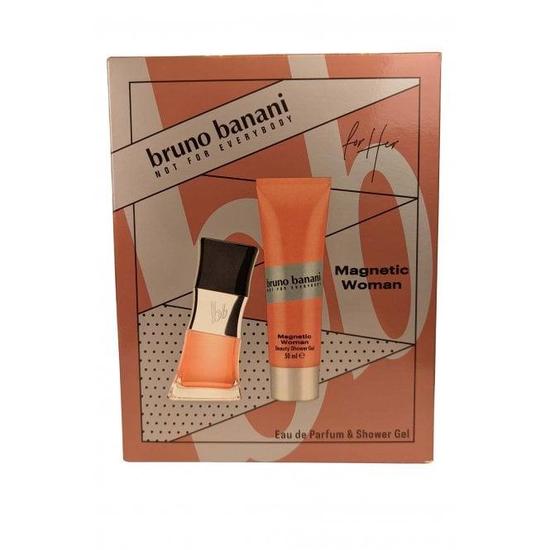 Bruno Banani Magnetic Woman Gift Set 30ml Eau De Parfum + 50ml Shower Gel