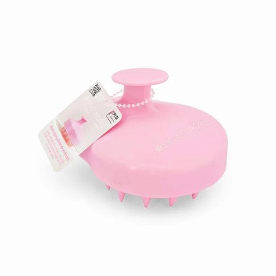 Brushworks Shampoo Massaging Brush Pink