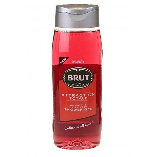 Brut Shower Gel All In One Hair & Body Attraction Totale 500ml