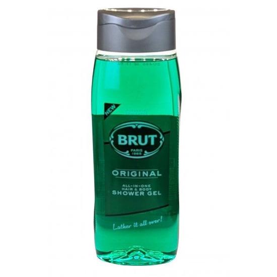 Brut Shower Gel All In One Hair & Body Original Authentic 500ml