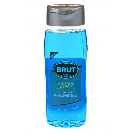 Brut Shower Gel All In One Hair & Body Sport Style 500ml