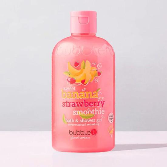 Bubble T Banana & Strawberry Smoothie Body Wash 240ml