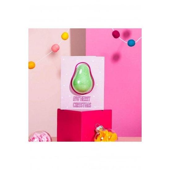 Bubble T Bath Fizzer Card & Envelope AVO Merry Christmas