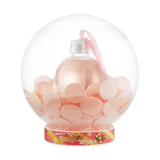 Bubble T Candy Cane Shower Gel Bauble Gift Set 1 x 90ml Candy Cane Shower Gel + 1 x 90ml Candy Cane Body Lotion