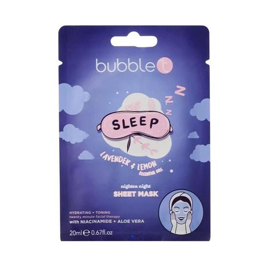 Bubble T Lavender & Lemon Sleep Nightea Night Sheet Mask 20ml