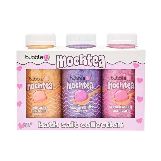 Bubble T Mochtea Bath Salt Collection 3 x 250g