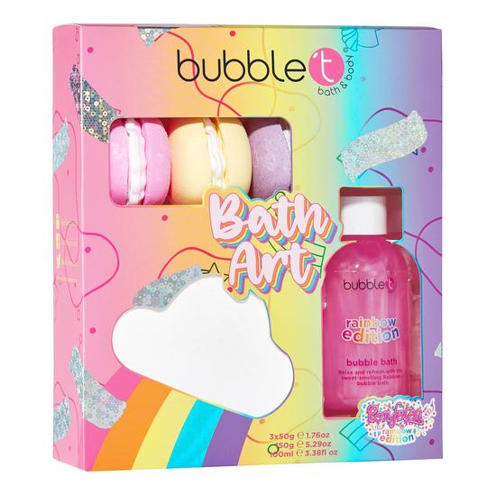 Bubble T Rainbow Cloud, Bath Bomb Fizzers & Bubble Bath Gift Set