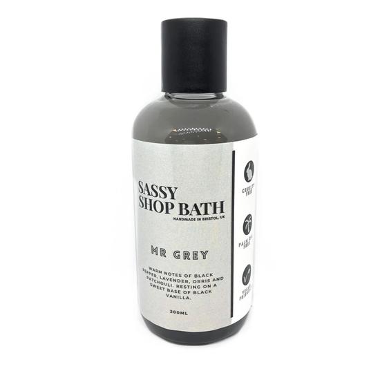 Bubble T Sassy Shop Bath 3 In 1 Wash Mr Grey 200ml