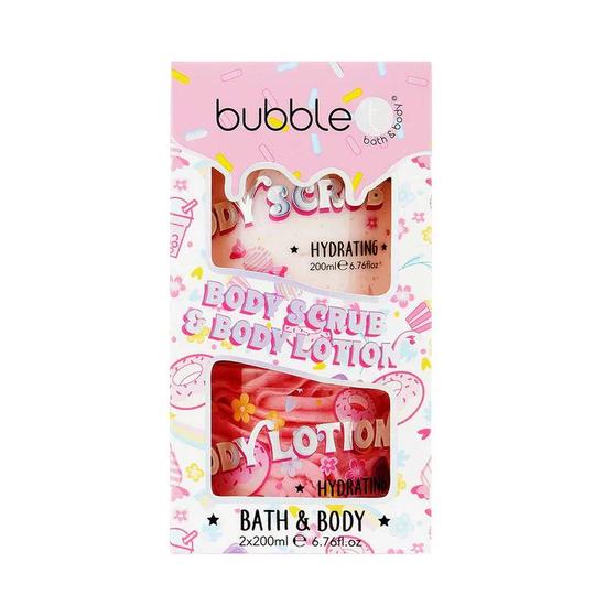 Bubble T Sweetea Body Scrub & Body Lotion Gift Set 2 x 200ml