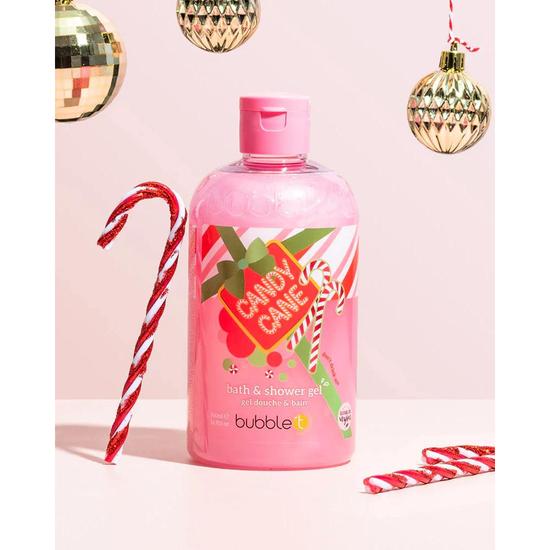 Bubble T Sweetea Candy Cane Moisturising Bath & Shower Gel 500ml