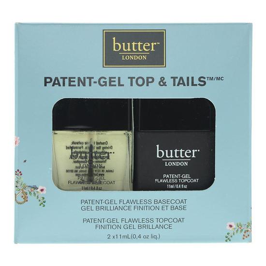 butter LONDON Patent Gel Gift Set: Base Coat 11ml Top Coat 11ml 2 Piece