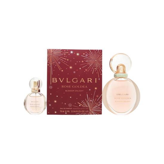 Bvlgari Rose Goldea Blossom Delight Gift Set 75ml Eau De Parfum + 15ml Eau De Parfum