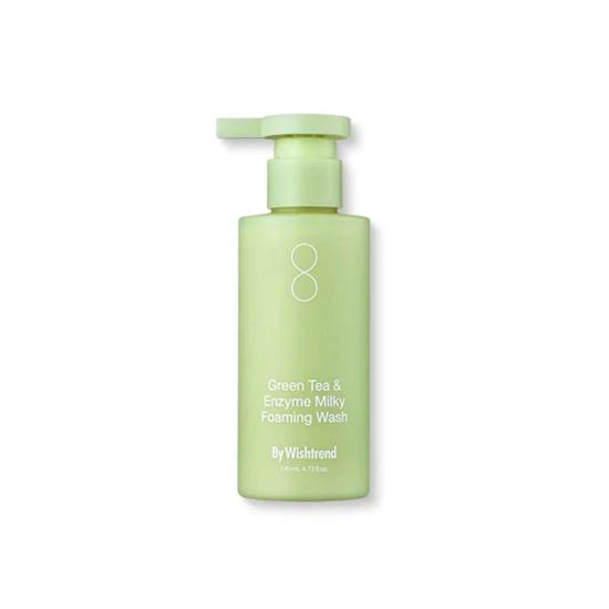 By Wishtrend Green Tea & Enzyme Milky Foaming Wash 140ml