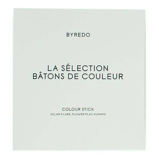 Byredo Colour Stick Set With Leather Pouch Blue Solar Flare, Flower Play + Kumato 9g