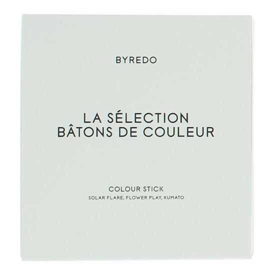 Byredo Colour Stick Set With Leather Pouch Orange Solar Flare, Flower Play + Kumato 9g