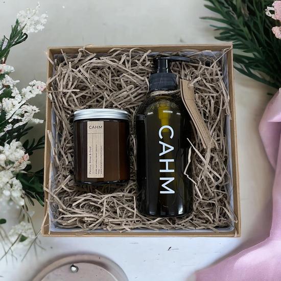 CAHM Collective Candle & Hand & Body Wash Gift Set Amalfi Coast