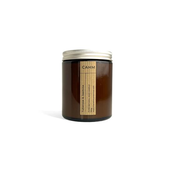 CAHM Tuberose & Jasmine Amber Jar Candle