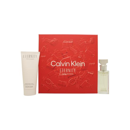 Calvin Klein Eternity Gift Set 30ml Eau De Parfum + 100ml Body Lotion Christmas Edition