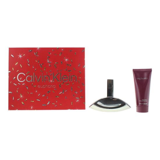 Calvin Klein Euphoria Eau De Parfum 100ml + Body Lotion 100ml Gift Set 100ml