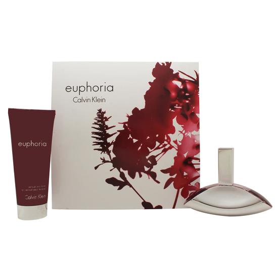 Calvin Klein Euphoria Gift Set 50ml Eau De Parfum + 100ml Body Lotion